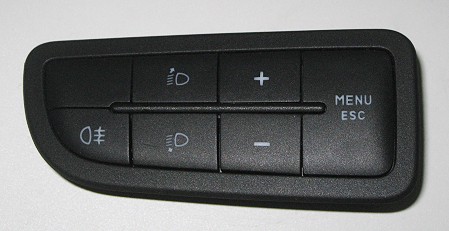 Fiat Grande Punto Bedienpanel Licht