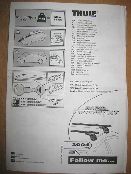 Lancia Musa Dachgepäckträger