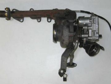 Mercedes Benz Turbolader mit Krümmer