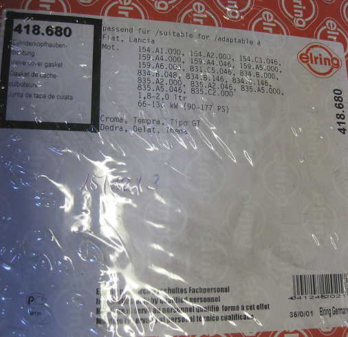 Zylinderkopfhaubendichtung Elring 418.680