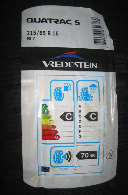 Vredestein Quadrac 5 215 / 65 R16