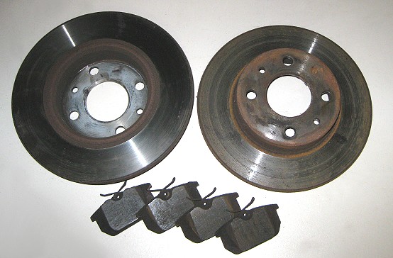 Fiat Barchetta Bremsen  gebrauchte Bremsscheiben + Bremsbeläge hinten