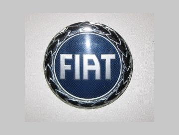 Fiat Typ-Embleme vorne  * blau