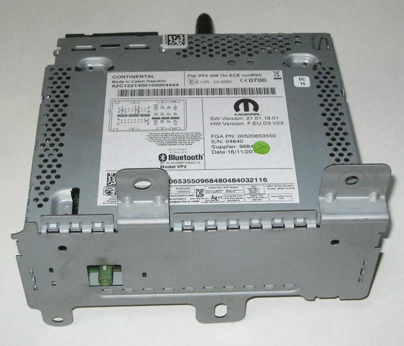 Fiat Tipo Continental Bluetooth Audio Nr. 520653550