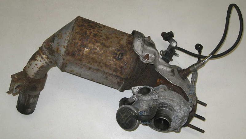 Fiat Qubo 1.3 Mtj Turbolader mit Katalysator