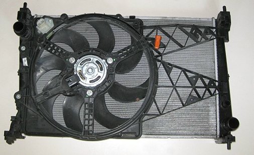 Fiat Bravo 1.9 Multijet - 198 Elektrolüfter mit Kühler