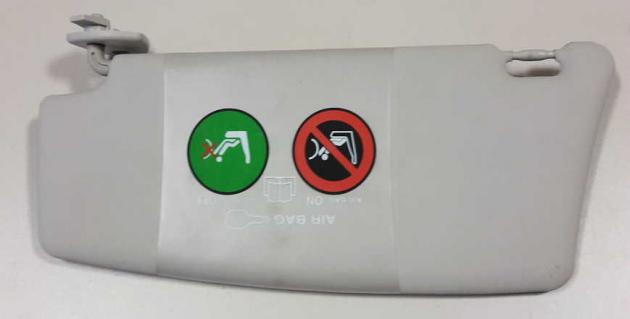 Lancia Ypsilon Sonnenblende rechts