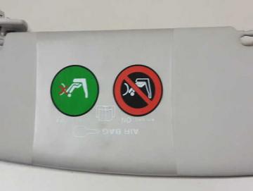 Lancia Ypsilon Sonnenblende rechts