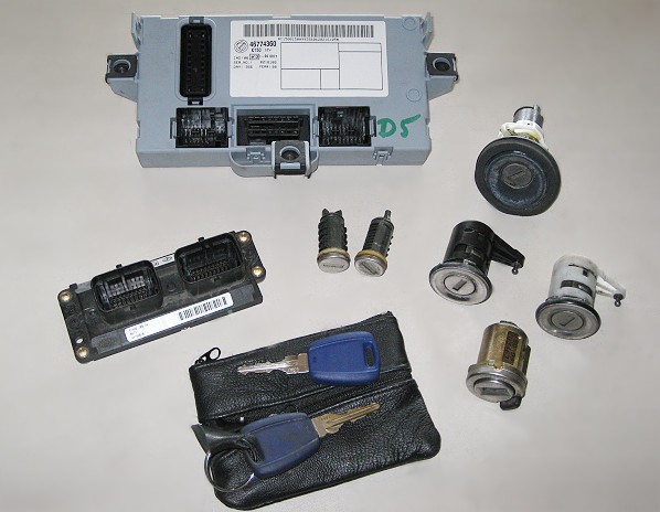 Fiat Punto 188 Motorsteuergerät Fiat Nr.: 55187378