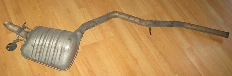 Mercedes Benz E200 CDI Auspuff